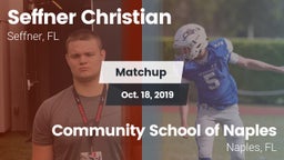 Matchup: Seffner Christian vs. Community School of Naples 2019