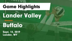 Lander Valley  vs Buffalo  Game Highlights - Sept. 14, 2019