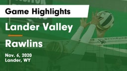 Lander Valley  vs Rawlins  Game Highlights - Nov. 6, 2020