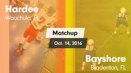 Matchup: Hardee vs. Bayshore  2016