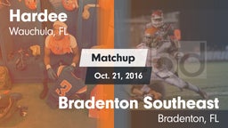Matchup: Hardee vs. Bradenton Southeast 2016