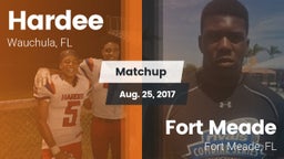 Matchup: Hardee vs. Fort Meade  2017