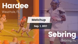 Matchup: Hardee vs. Sebring  2017