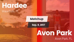 Matchup: Hardee vs. Avon Park  2017