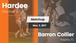 Matchup: Hardee vs. Barron Collier 2017
