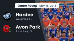 Recap: Hardee  vs. Avon Park  2018