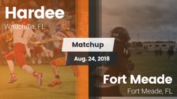 Matchup: Hardee vs. Fort Meade  2018
