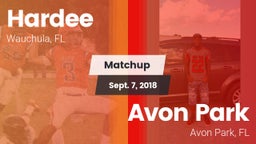 Matchup: Hardee vs. Avon Park  2018
