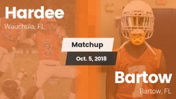 Matchup: Hardee vs. Bartow  2018
