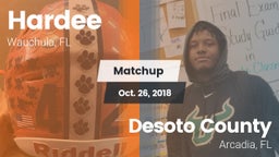 Matchup: Hardee vs. Desoto County  2018