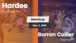 Matchup: Hardee vs. Barron Collier  2018