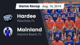 Recap: Hardee  vs. Mainland  2019