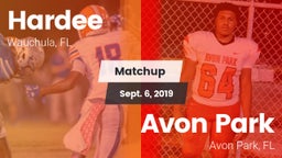 Matchup: Hardee vs. Avon Park  2019