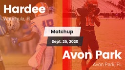 Matchup: Hardee vs. Avon Park  2020