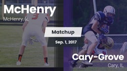 Matchup: McHenry  vs. Cary-Grove  2017