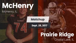 Matchup: McHenry  vs. Prairie Ridge  2017