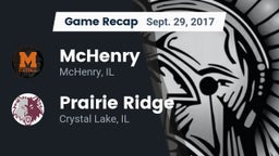 Recap: McHenry  vs. Prairie Ridge  2017