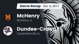 Recap: McHenry  vs. Dundee-Crown  2017