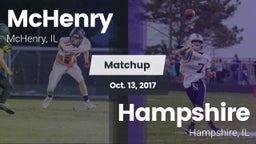 Matchup: McHenry  vs. Hampshire  2017