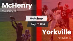 Matchup: McHenry  vs. Yorkville  2018