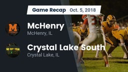 Recap: McHenry  vs. Crystal Lake South  2018