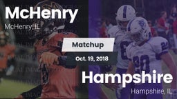 Matchup: McHenry  vs. Hampshire  2018