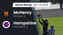 Recap: McHenry  vs. Hampshire  2018