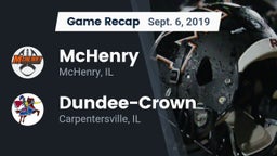 Recap: McHenry  vs. Dundee-Crown  2019