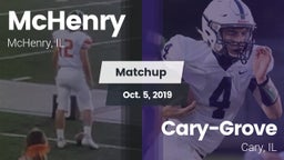 Matchup: McHenry  vs. Cary-Grove  2019