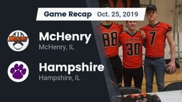 Recap: McHenry  vs. Hampshire  2019