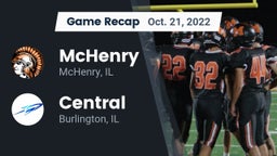 Recap: McHenry  vs. Central  2022