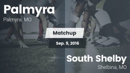 Matchup: Palmyra  vs. South Shelby  2016