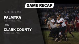 Recap: Palmyra  vs. Clark County  2016