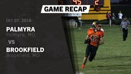 Recap: Palmyra  vs. Brookfield  2016