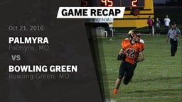 Recap: Palmyra  vs. Bowling Green  2016