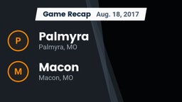 Recap: Palmyra  vs. Macon  2017