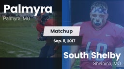 Matchup: Palmyra  vs. South Shelby  2017