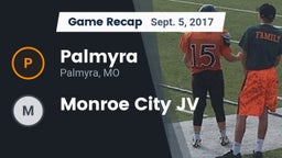 Recap: Palmyra  vs. Monroe City JV 2017