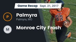 Recap: Palmyra  vs. Monroe City Frosh 2017