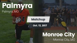 Matchup: Palmyra  vs. Monroe City  2017