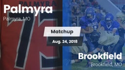 Matchup: Palmyra  vs. Brookfield  2018