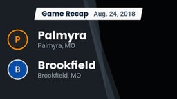 Recap: Palmyra  vs. Brookfield  2018
