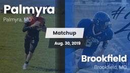 Matchup: Palmyra  vs. Brookfield  2019