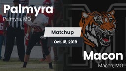 Matchup: Palmyra  vs. Macon  2019