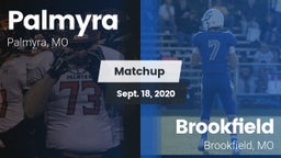 Matchup: Palmyra  vs. Brookfield  2020