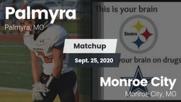 Matchup: Palmyra  vs. Monroe City  2020