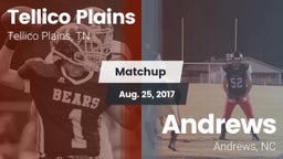 Matchup: Tellico Plains vs. Andrews  2017