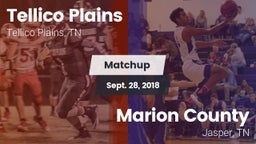 Matchup: Tellico Plains vs. Marion County  2018