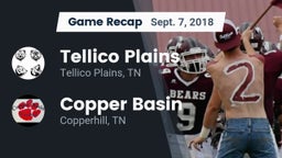 Recap: Tellico Plains  vs. Copper Basin  2018