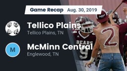 Recap: Tellico Plains  vs. McMinn Central  2019
